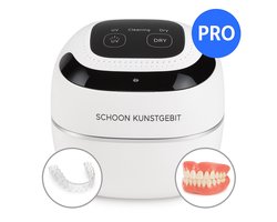 Professionele Ultrasoon Reiniger – Kunstgebit & Prothese Schoonmaken – Voor Aligner, Invisalign, Beugel & Sieraden – 45.000Hz Dieptereiniging