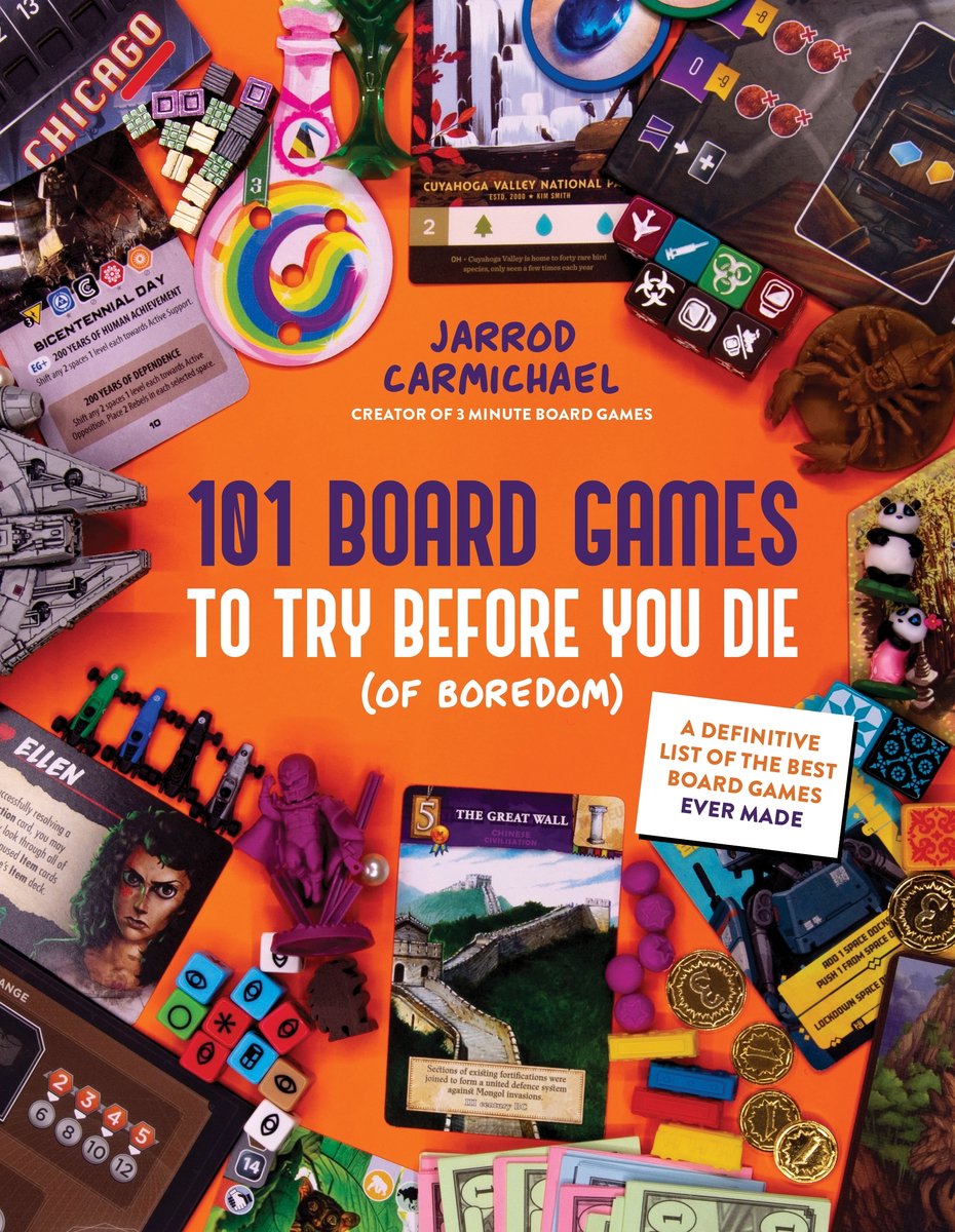 Omslag van 101 Board Games to Try Before You Die (Of Boredom)
