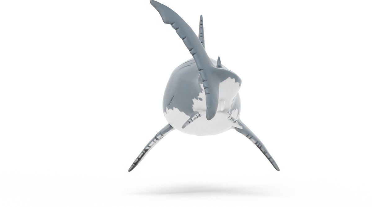 Schleich Megalodon speelfiguur: prehistorische haai 17cm thumbnail 6