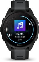 Garmin Forerunner 165 Music - Hardloophorloge - Black-Slate Grey
