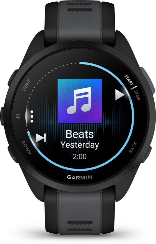 Garmin Forerunner 165 Music - Hardloophorloge - Black-Slate Grey