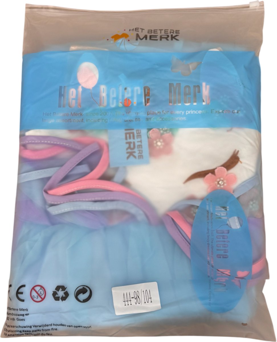 Het Betere Merk Unicorn - Prinsessenjurk meisje - Fidget toys - Eenhoorn jurk inclusief diadeem - speelgoed meisjes — afbeelding 5