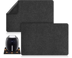 2 Stuks - Airfryer Hittebestendige Pad - Aanrechtblad Beschermpad Hittebestendige Pad - Koffiemachine Pad - Oven Beschermpad - 44 × 30 CM