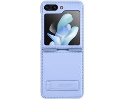 Nillkin Qin Back Cover Hoesje Paars Geschikt voor Samsung Galaxy Z Flip 5