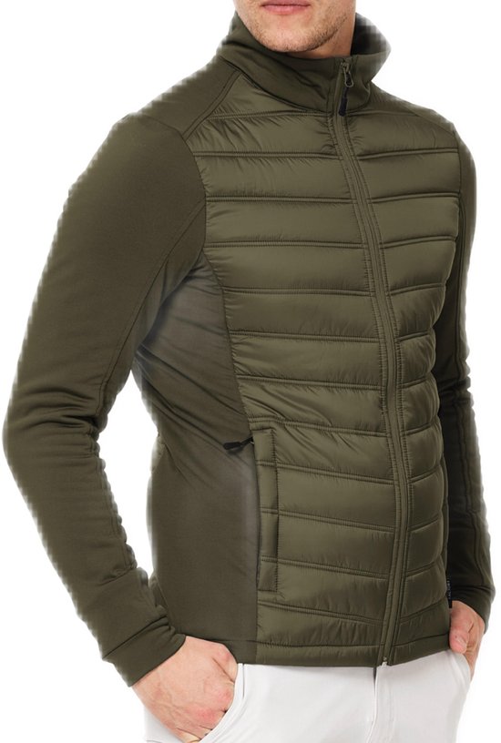 Foto: Func factory mannen hybride jas miles olijfgroen maat 3xl