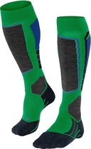 FALKE SK2 warm dik wol functioneel materiaal skisokken heren groen - maat 46-48