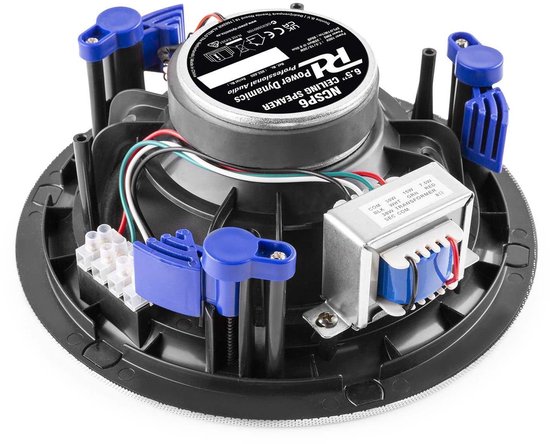 Plafondspeaker 100V - Power Dynamics NCSP6 plafondspeaker - 6.5'' - 30W - Wit van Power Dynamics — afbeelding 5