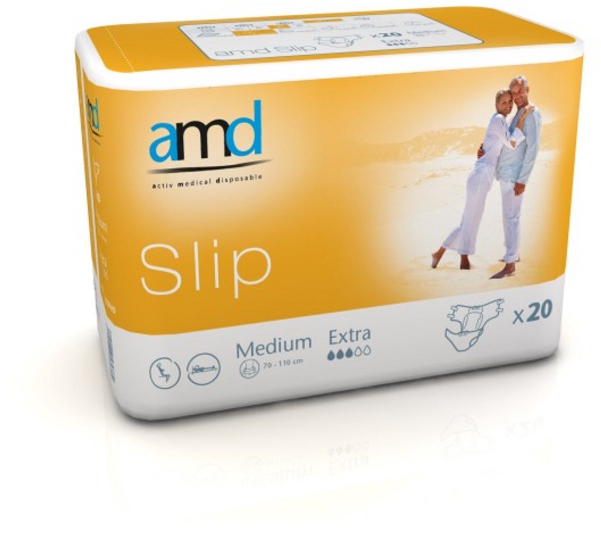 AMD Slip Extra Medium - 8 pakken van 20 stuks