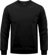 SWEATER 100% GEKAMD FLEECE 320 G/M² ZWART