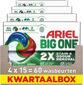 Bol.com Ariel 3in1 Wasmiddel Pods The Big One Original - 4 x 15 stuks aanbieding