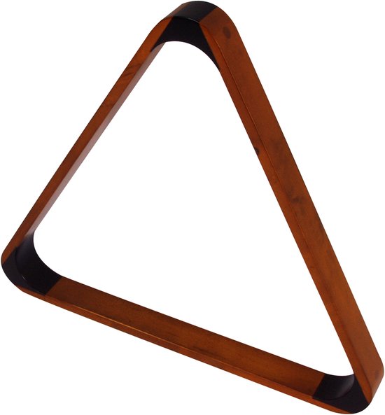 Triangel pool 57.2mm donker esdoorn deluxe — afbeelding 2