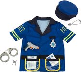 Klein Toys - Politie kostuum voor kinderen van 3 tot 6 jaar - jas, handboeien, pet en meer accessoires