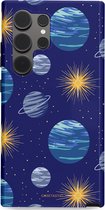 Casetastic Hoesje Geschikt voor Samsung S24 Ultra - Stijlvolle Beschermende Duo-layer Case - Stralende ster