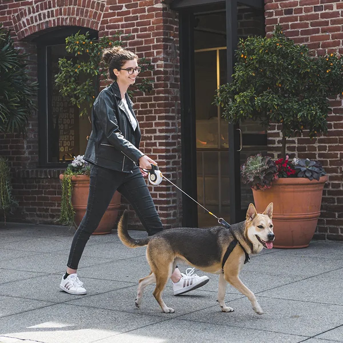 FIDA Autobrake intrekbare hondenriem innovative dog leash (Original Design) thumbnail 5