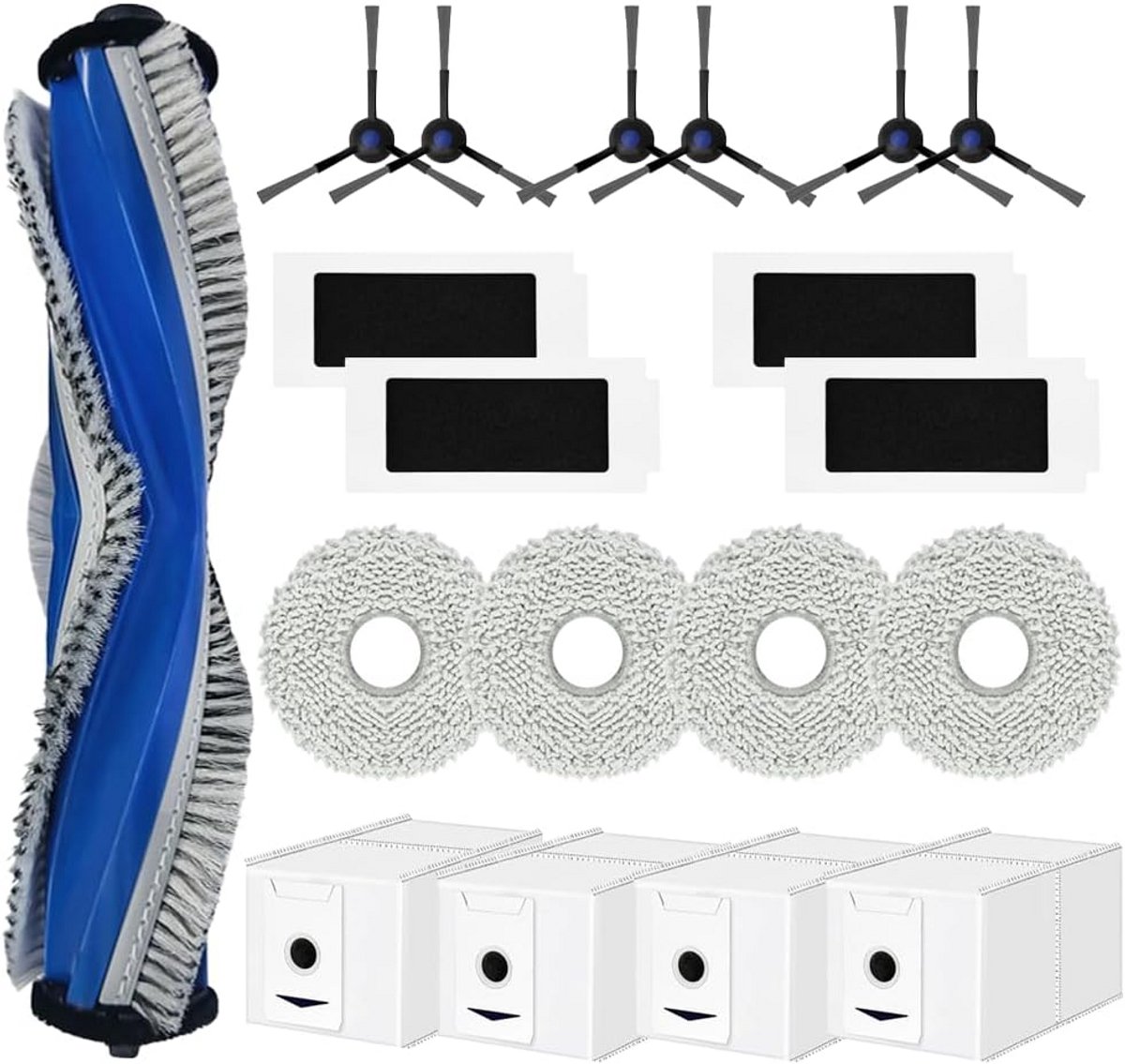 Reserveonderdelenset Geschikt voor Ecovacs Deebot T30 Omni, T30 Pro Omni, T30 Max