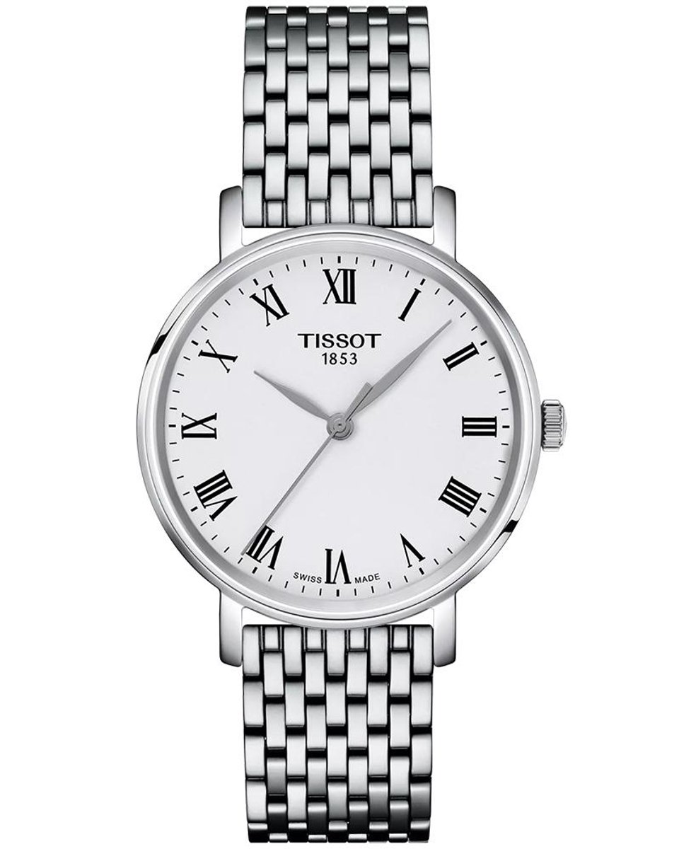 Tissot Everytime T1432101103300 Horloge - Staal - Zilverkleurig - Ø 34 mm