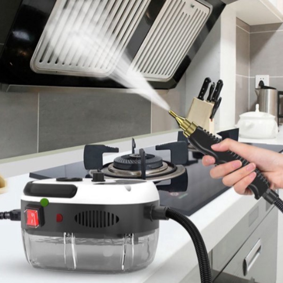 2500W 220V Hoge Druk En Temperatuur Hand Stoomreiniger Voor Airconditioner Afzuigkap Auto Stomen Automatisch Moeiteloos Schoonmaken