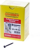 Grabber snelbouwschroef 3.5x 45 boorpunt