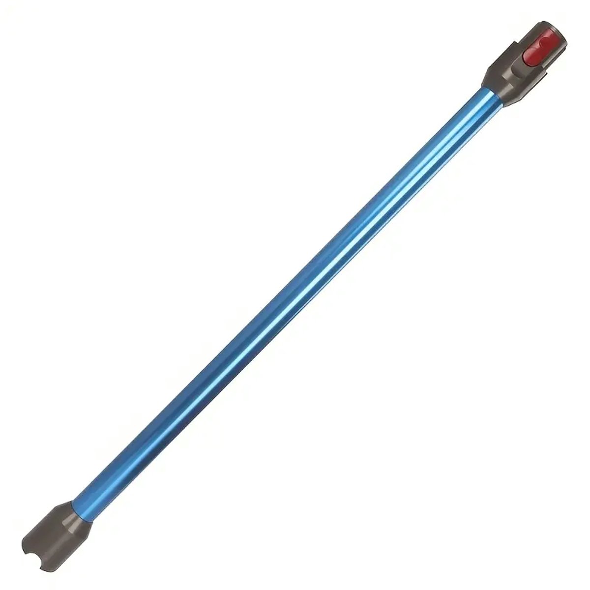 Blauwe Verlengbuis voor Dyson V10 V12 Slim – 74cm – Lichtgewicht Conductieve Aluminium Stang – Compatibel met Draadloze Modellen – Eenvoudig Kliksysteem – Accessoire Stofzuiger
