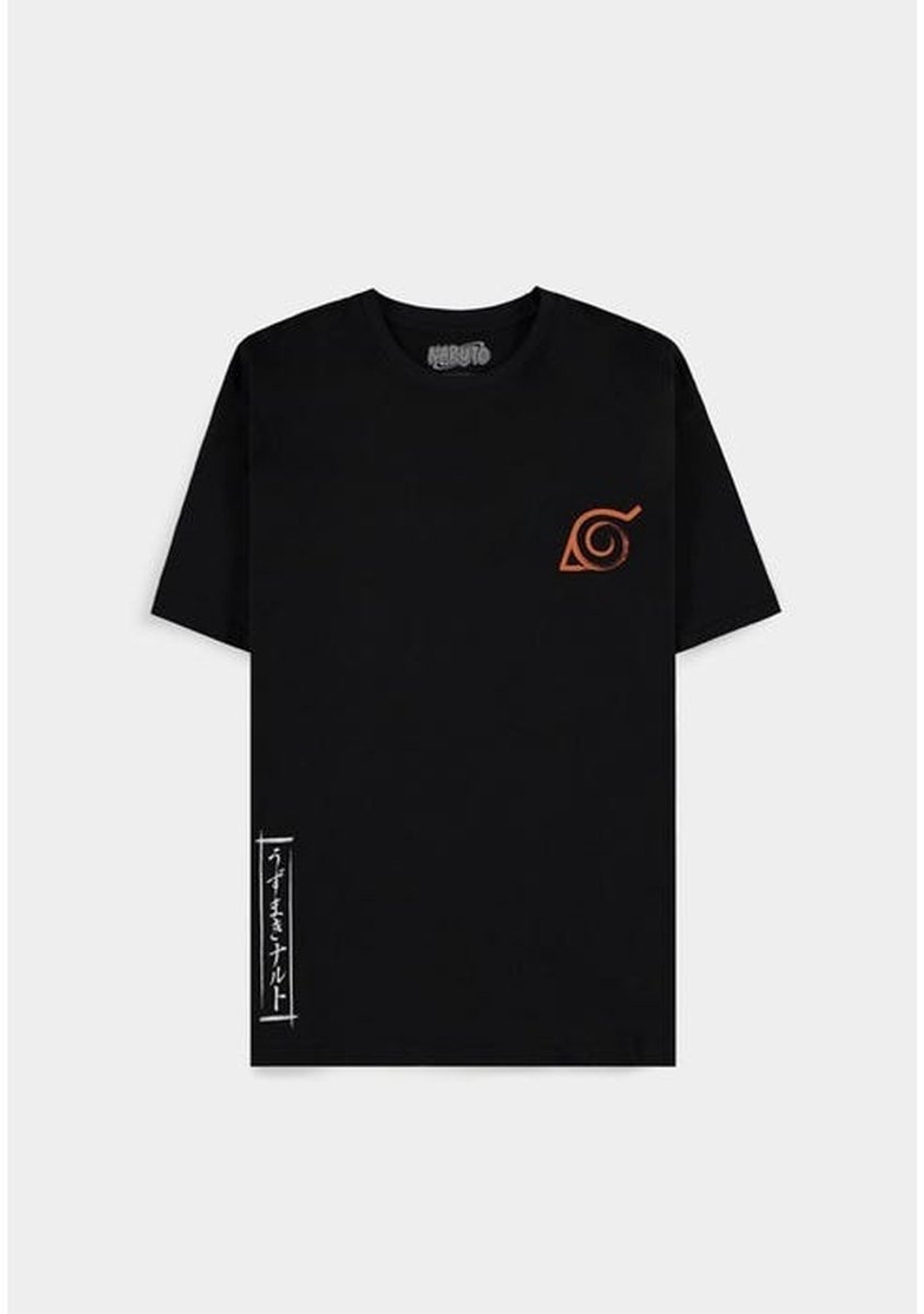 Naruto - Uzumaki Heren T-shirt - S - Zwart