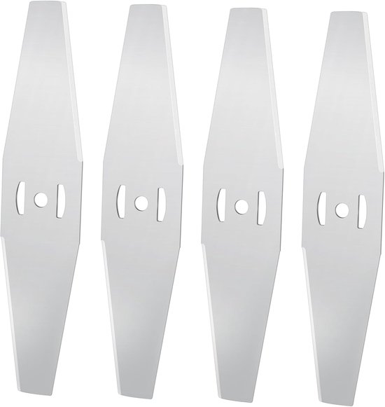 Foto: 4 stuks grastrimmermessen vervanging messen voor grasmaaiers metalen zaagblad vervanging voor grasmaaier diafragma 5 mm trimmermessen accessoires voor lithium ion grasmaaiers en elektrische grastrimmers