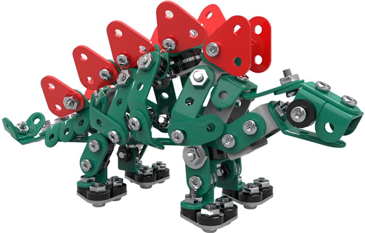 Metaal 3D Bouwpakket - Dinosaurus | Prehistorisch Roofdier | Beginnersvriendelijk Modelbouw