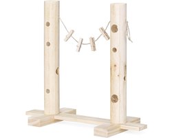 Voederstation voor konijnen - Voerboom voor knaagdieren - Speelgoed voor konijnen, hamsters en cavia's - Voor snacks en snoepjes