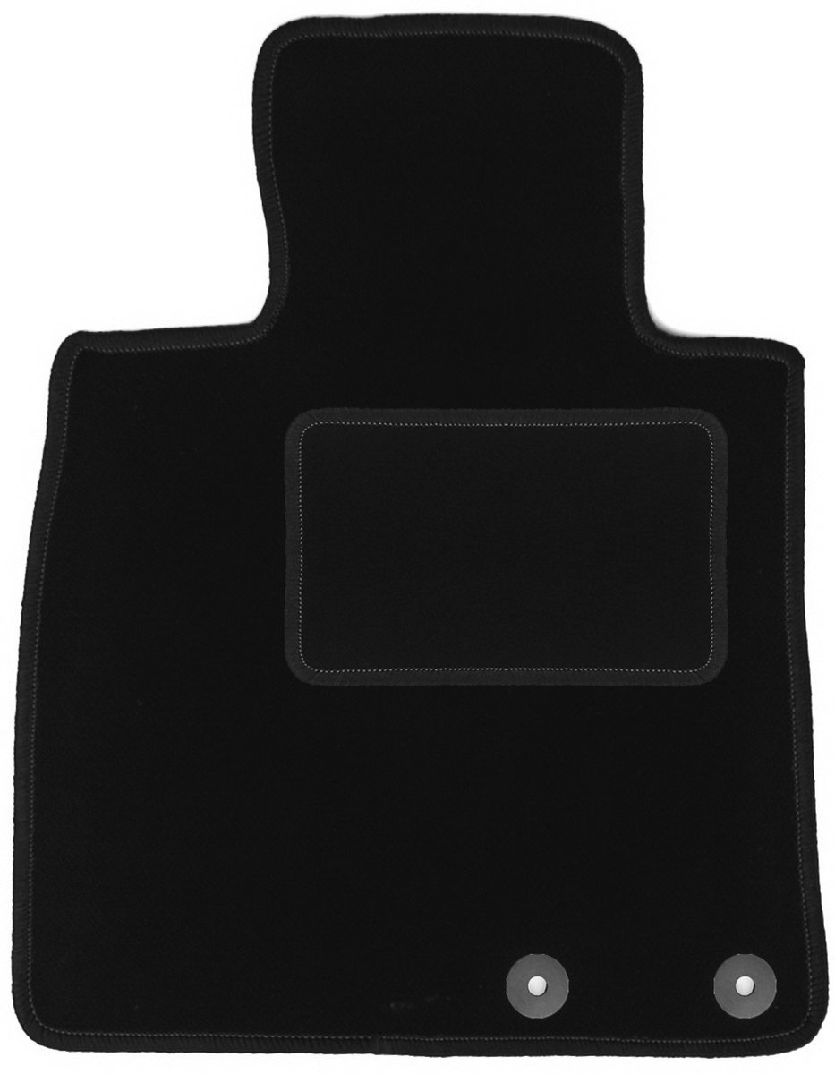 Bestuurdersmat zwart voor: Nissan Note II hatchback (2012-)