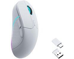 Keychron M3 draadloze RGB muis wit