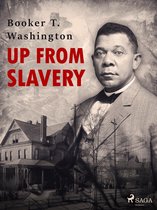 Boekhoes met Booker T. Washington in pak, met de tekst "Up From Slavery"