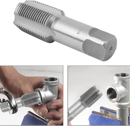 Fer à Fileter HSS G 1/4 Pouce Pour Tuyaux - Qualité CNC, Filetage Droit, Conforme DIN ISO 228 - 5