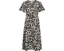 VILA - VILOVIE S/S WRAP MIDI DRESS - NOOS - Dames - Mini jurken