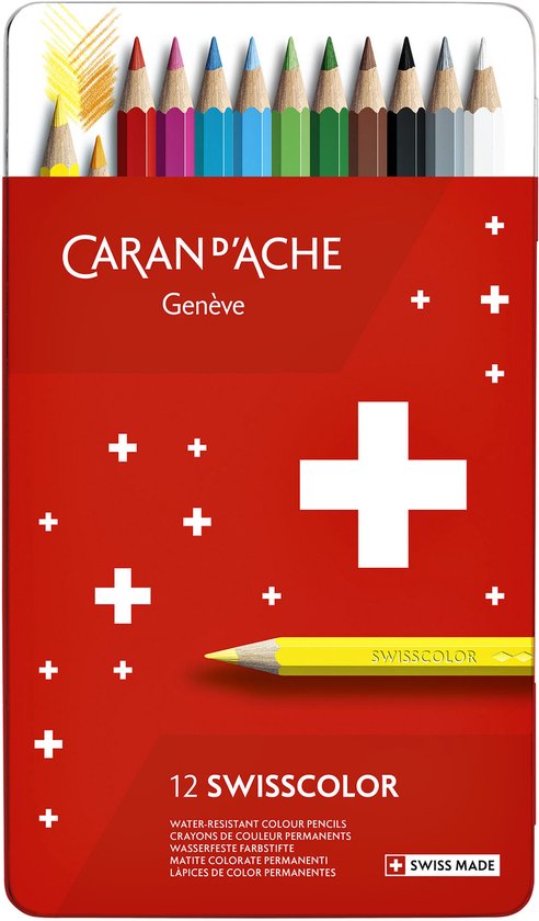 Foto: Caran d ache swisscolor 12 potloden permanent