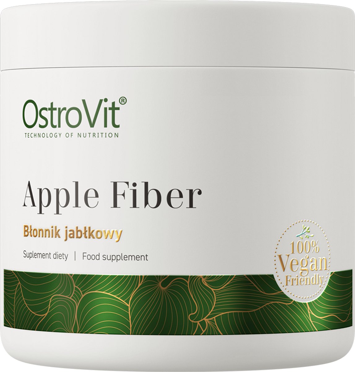 OstroVit - Apple Fiber VEGE - 200 g - 100% puur appelvezelpoeder - spijsvertering ondersteunen - Eenvoudig toe te voegen aan smoothies, yoghurt, havermout, bakrecepten of shakes