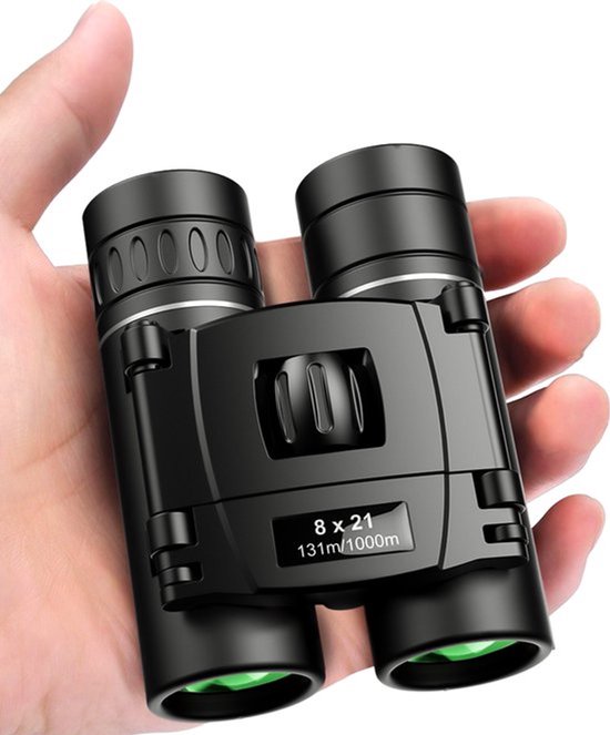Jumelles Compactes 8x21 TravelHawk | Prisme BAK4, étanches, Pour Observation Oiseaux Et Voyage – Avec Sac Et Sangle