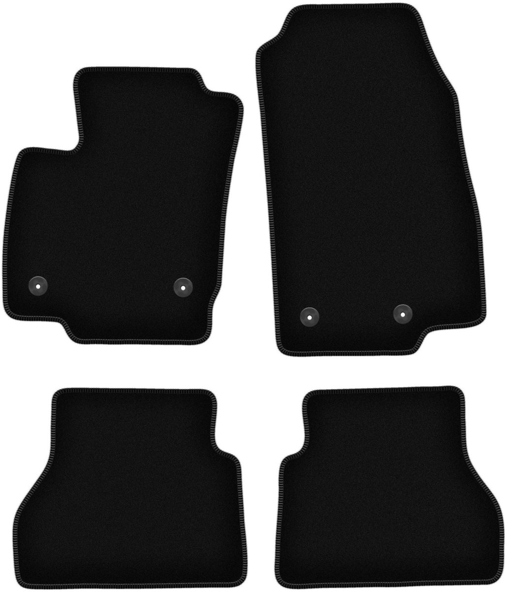 BASIC zwarte veloursmatten voor: Ford B-MAX minivan (2012-2017)