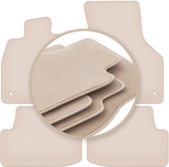 Tapis de sol beiges PREMIUM pour : Seat Arona crossover 2017-