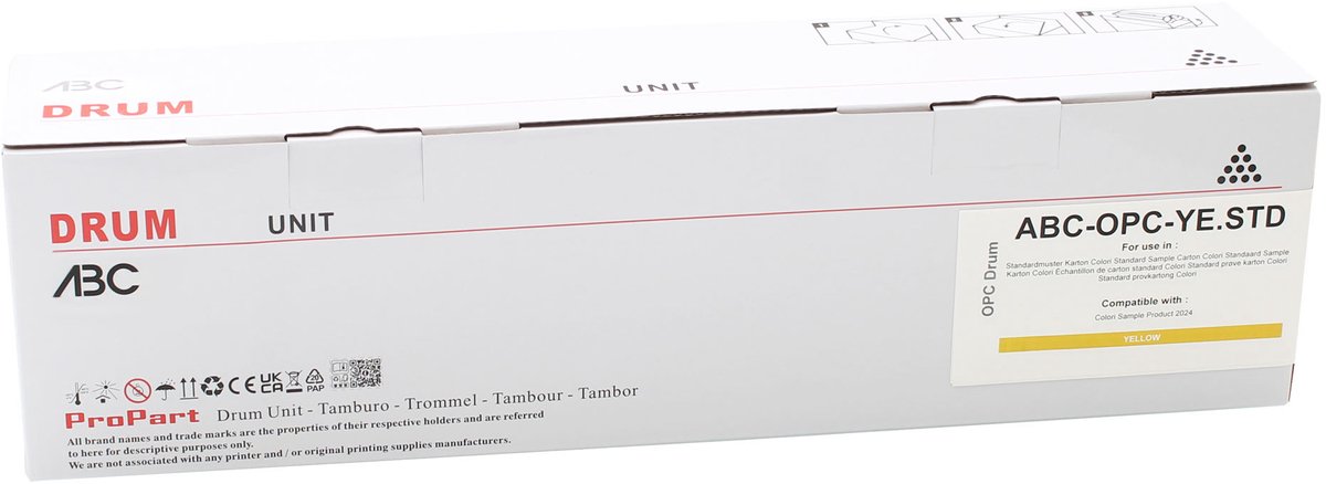 Image of ABC huismerk image drum geschikt voor Oki 44844473 Geel geschikt voor Oki ES8453 ES8453dn ES8453dnct ES8453dnv ES8473 ES8473dn ES8473dnct ES8473dnv ES8483 MFP