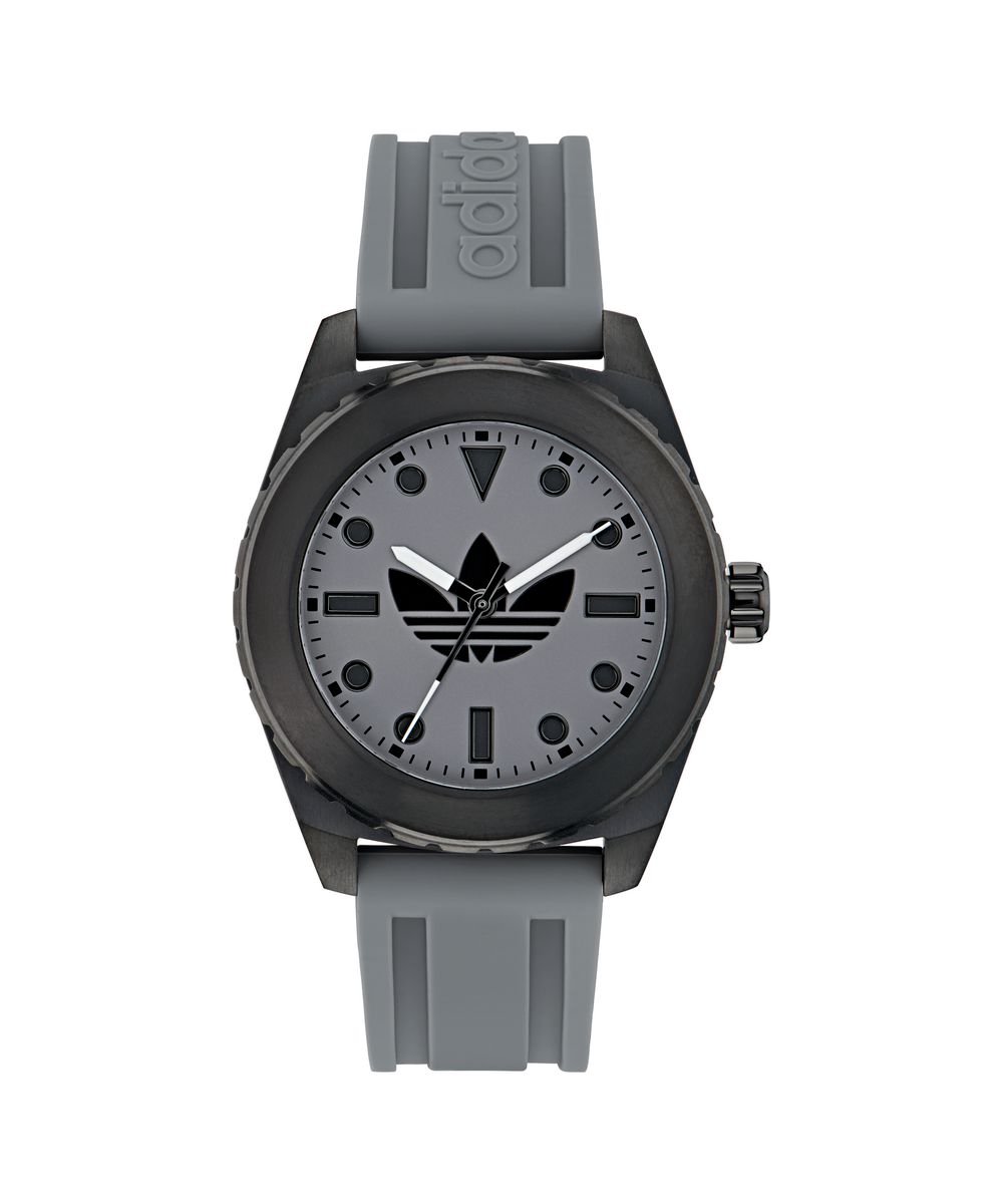 Adidas Originals Discoverer One AOSY25023 Horloge - Siliconen - Grijs - Ø 44 mm