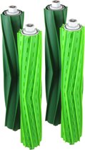 Brosses en caoutchouc Dparts adaptées à iRobot Roomba - 4 pièces - pour la série 'e' 'i' 'j' - kit de remplacement de brosse double aspirateur robot - E5 E6 E7 - i3 i3+ - i4 i4+ - i6 i6+ - i7 i7+ - i8 i8+ - J7 J7+