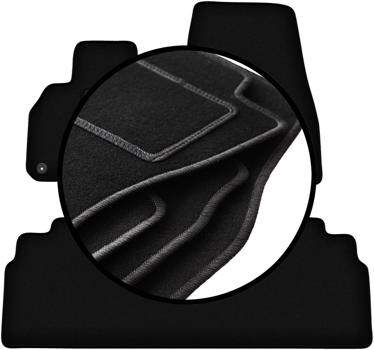 Complete set veloursmatten voor: Renault Espace Initiale (2015-)