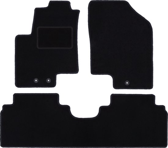 Set Di 4 Tappetini Auto In Velluto Per Hyundai Ix20 E Kia Venga (2010