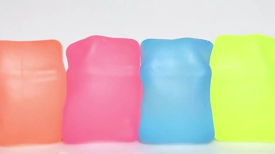Fidget Toy Stress Cube 4 Pack, Cube Squishies Anxiety Stress Relief with Thick Substance,Fidgets for Classroom,Stress Balls for Adults Kids Children Teens