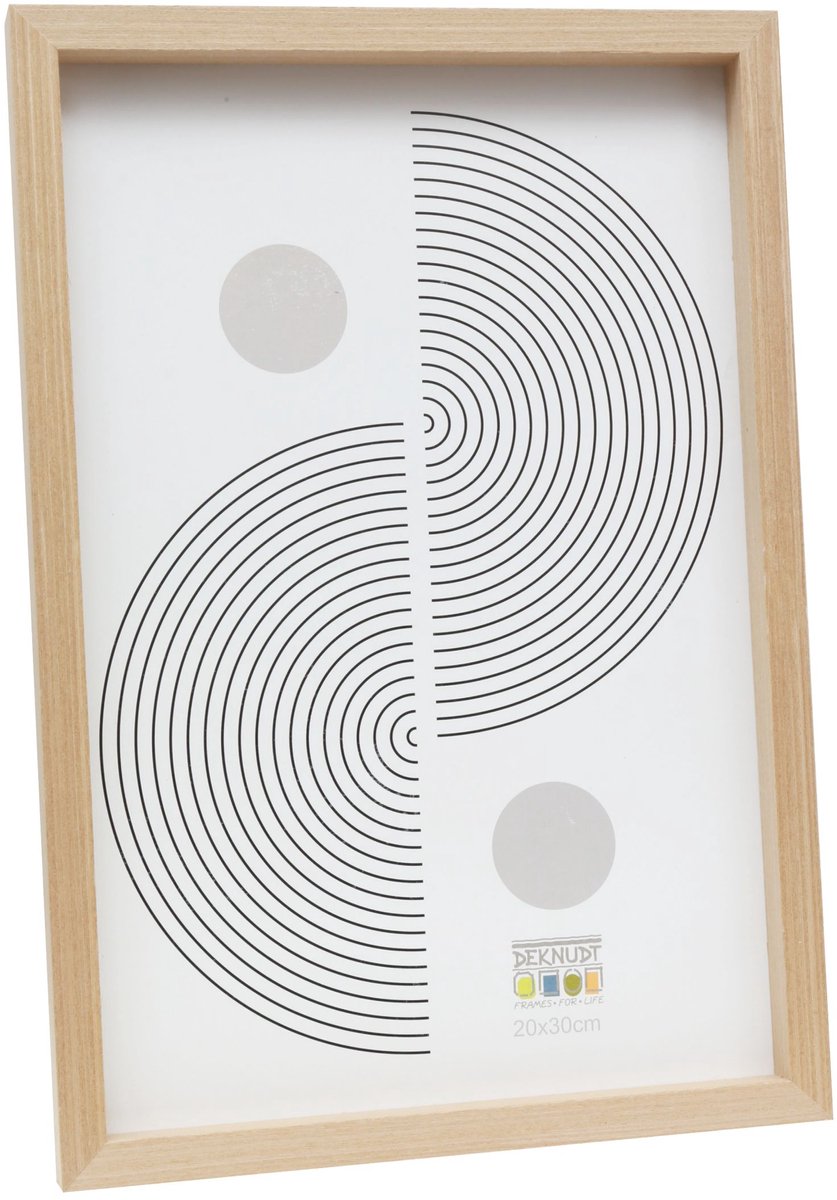 Deknudt Frames fotolijst - lichte houtkleur - strak - hout - FSC Mix - 20x30 naturel