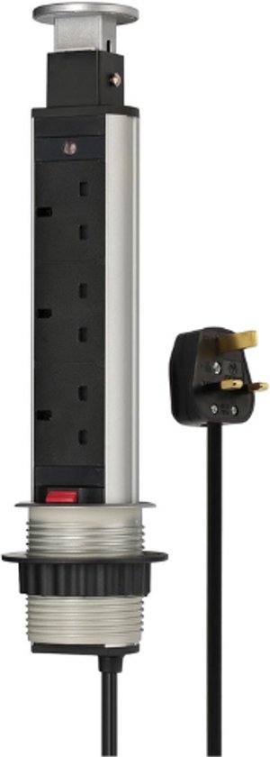 Unitec Tafelstopcontact als kubus mini | 4 geaarde stopcontacten