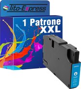 PlatinumSerie 1x cartridge alternatief voor Lexmark 200 XL Cyan