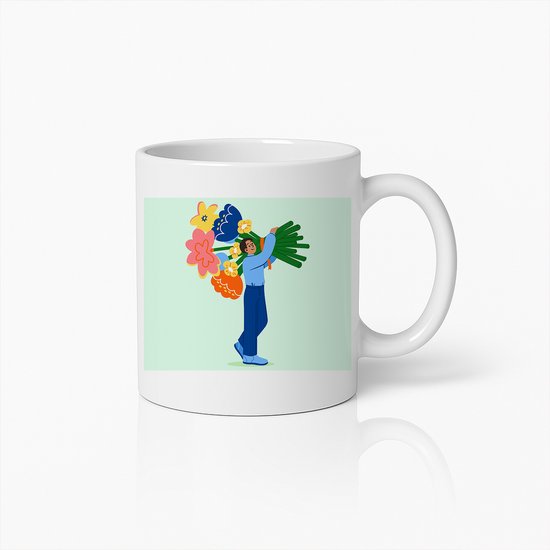 Nevolis® | koffiemok 330ml met Uniek Design | Ontwerp Jouw Eigen Mok | Handgemaakt Cadeau voor Koffieliefhebbers | Gepersonaliseerd op Aanvraag | Enkel of Grote Bestelling