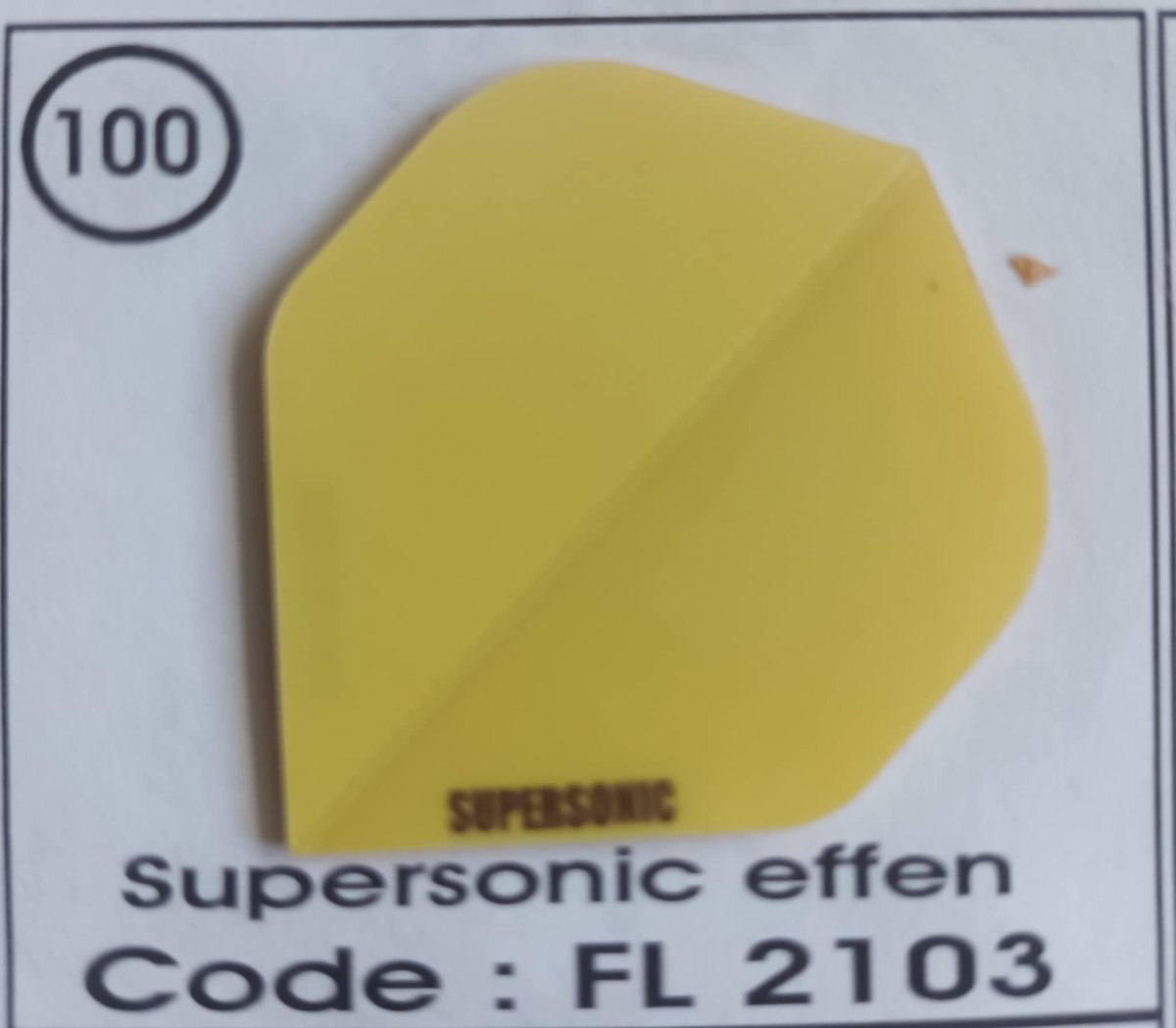 Dart Flights - 10 sets (30 stuks) - 100 micro - Supersonic - FL2103