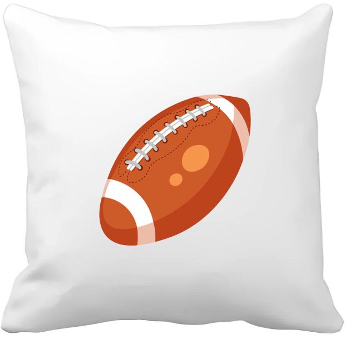 Akyol rugbybal Kussen hoes - Rugby - rugbyers - american football - sport - 40 bij 40 cm Multicolor