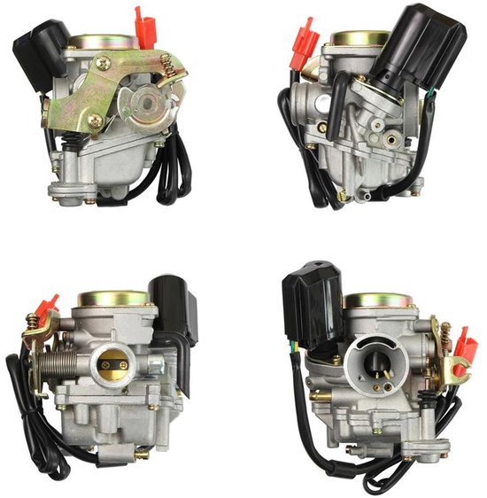 Geschikt voor Carburateur Motor GY6 50cc 60cc 80cc 90cc Scooter BROMFIETS voor Kymco Agility Manco Hornet Meitian PD18J PD19J 139QMB 139QMA 18mm 19mm ATV CARBURATEUR Carburateur (GY6-50-B-1) van MagiDeal — afbeelding 2